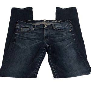 7FAM Straight Leg Jeans